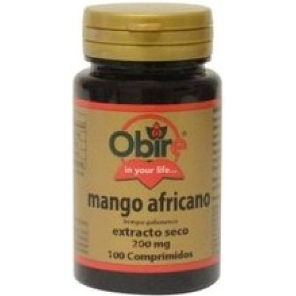 Obire Afrikaanse Mango 200 Mg Ext Droog 100 Comp