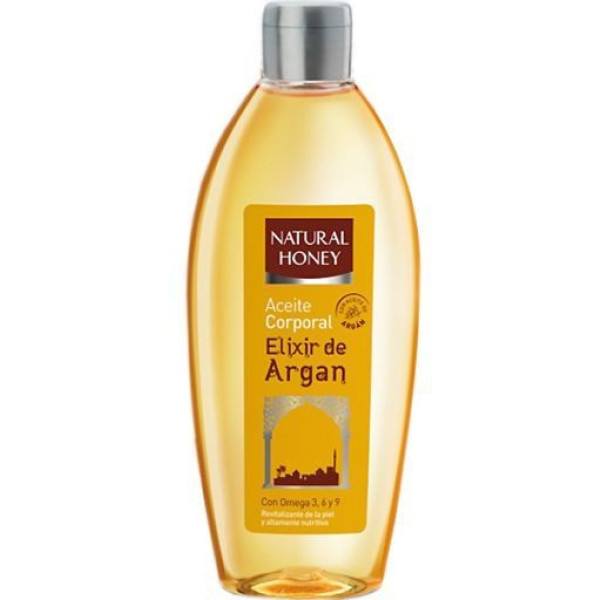 Natural Honey Elixir De Argan Oil & Go Huile Corporelle 300 Ml Unisexe