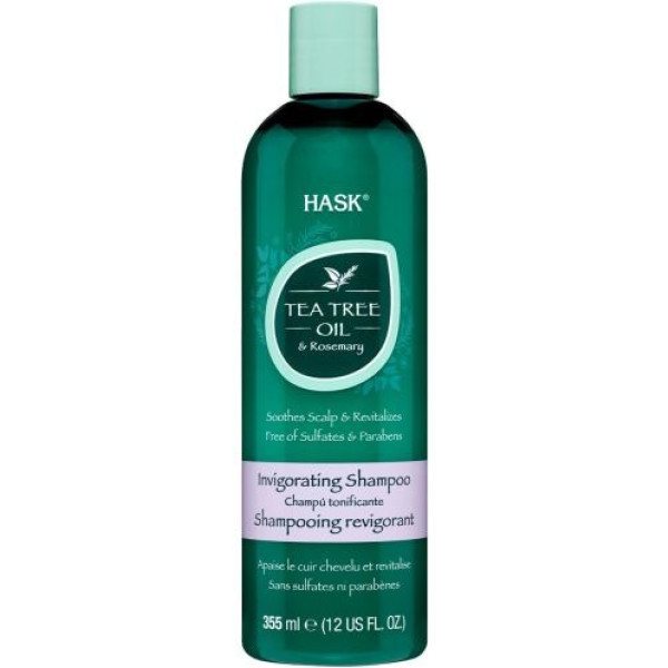 Hask Tea Tree & Rosemary Invigorating Shampoo 355 Ml Unisex
