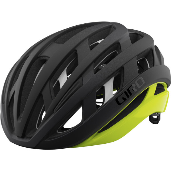 Giro GR Helios MIPS Spherical Matte Black Fade/Highlight Yellow L - Cycling Helmet