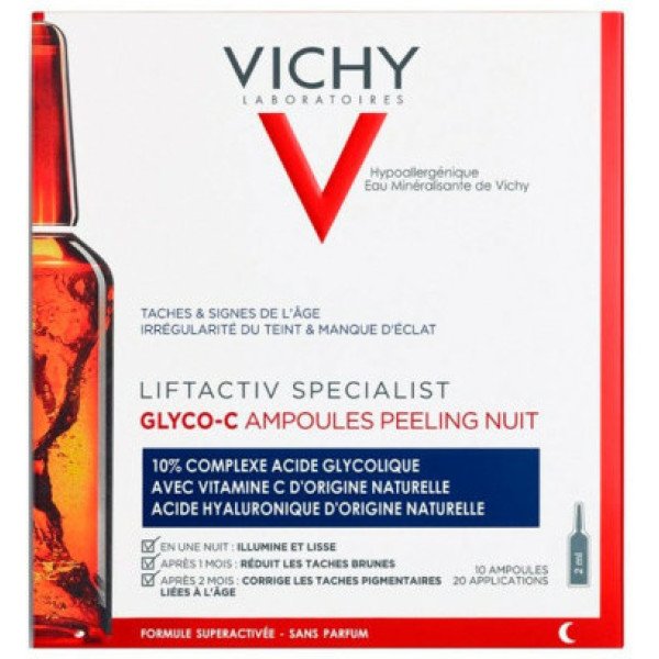 Vichy Liftactiv Specialist Glyco-c Night Peel Ampoules 10 X 2 Ml Unisexe