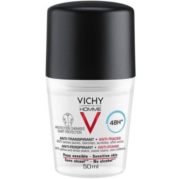 Vichy Homme Anti-Transpirant Anti-Trace 48h Deodorant Roll-on 50 ml Unisex