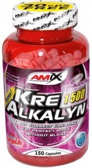AMIX CrÃ©atine Monohydrate Kre-Alkalyn 150 Capsules - IdÃ©al pour les AthlÃ¨tes - ProtÃ©ines pour Augmenter la Masse Musculaire-image