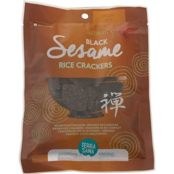 Terrasana Black Sesame Rice Crackers Rice Crackers Inte