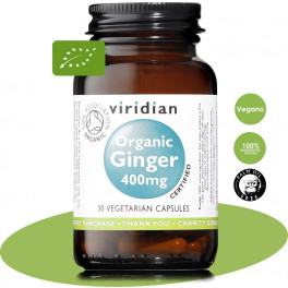 Viridian Racine De Gingembre Bio 400 Mg 30 Vcaps