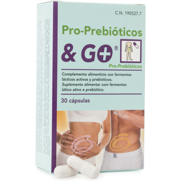 Pharma&go Probiotiques & Go 30 capsules