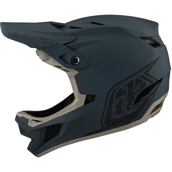 Troy Lee Designs D4 COMPOSITE CASE STEALTH GRAY S - CYCLING HELMET
