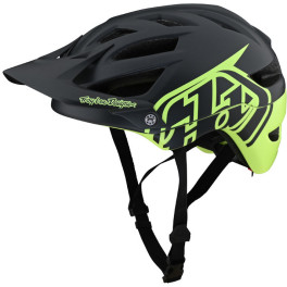 Troy Lee Designs A1 Mips Helmet Classic Gray / Green S - Casco Ciclismo