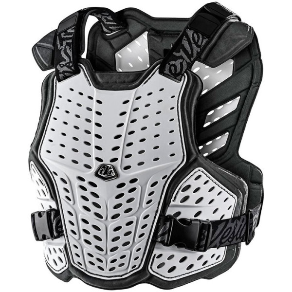 Troy Lee Designs Rockfight Chest Protector White Youth