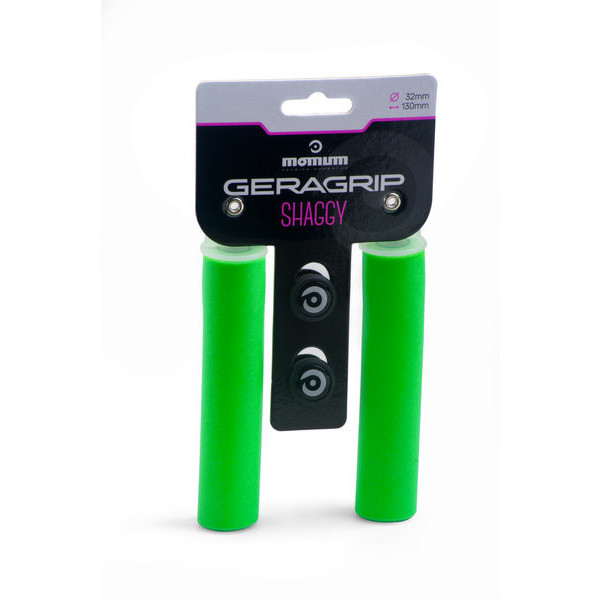 Momum Geragrip Shaggy 32 Mm Green Silicone Grips
