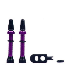Momum Set 2 Tav Valves Aluminium 44mm Round Base Purple