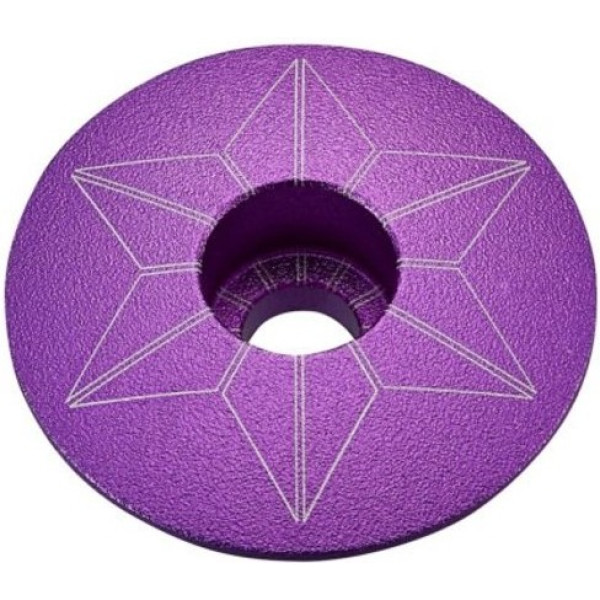 Supacaz Star Capz Power Cap violet anodisé