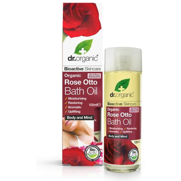 Dr Organic Bath Oil Rose Otto 100 Ml