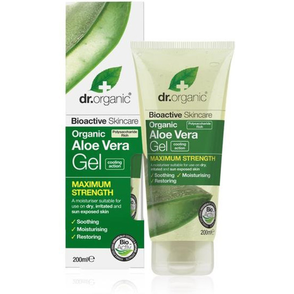 Dr Organic Gel Massima Concentrazione Aloe Vera 200 Ml