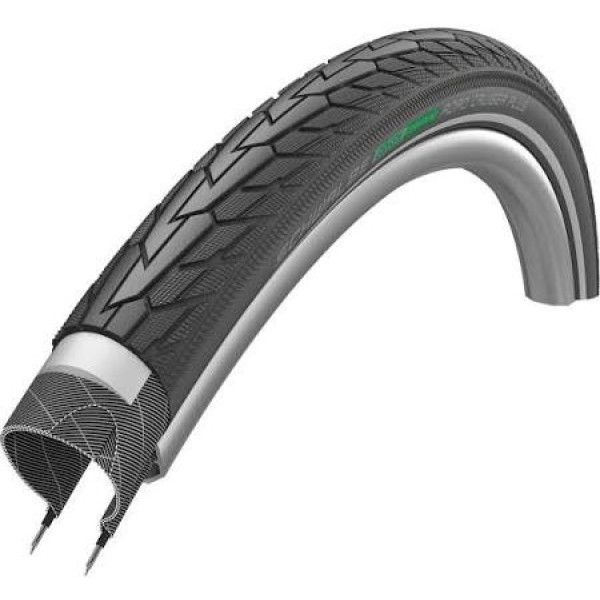 Schwalbe Cubierta Road Cruiser Plus 26x1.75 Hs484 Active Punctureg. Twinskin Rigida Negr Refl.47-559