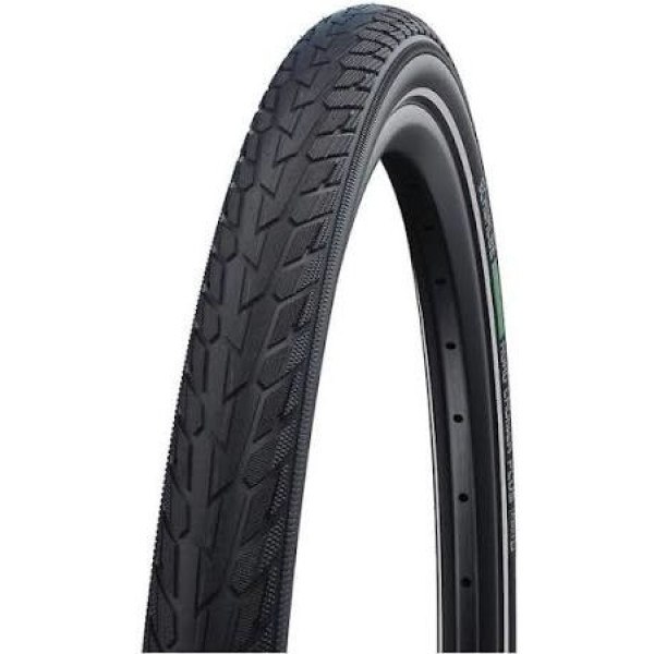Schwalbe Cubierta Road Cruiser Plus 28x1.75 Hs484 Active Punctureg. Twinskin Rigida Negr Refl.47-622