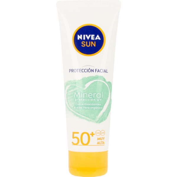 Nivea Sun Facial Mineral Uv Protection Spf50+ 50 ml unissex