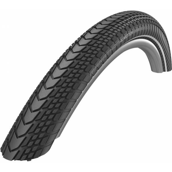 Schwalbe Pneu Marathon Almotion 28x2.00 Hs603 Evo Raceguard Addix Tubeless Pleg. noir refl.50-622