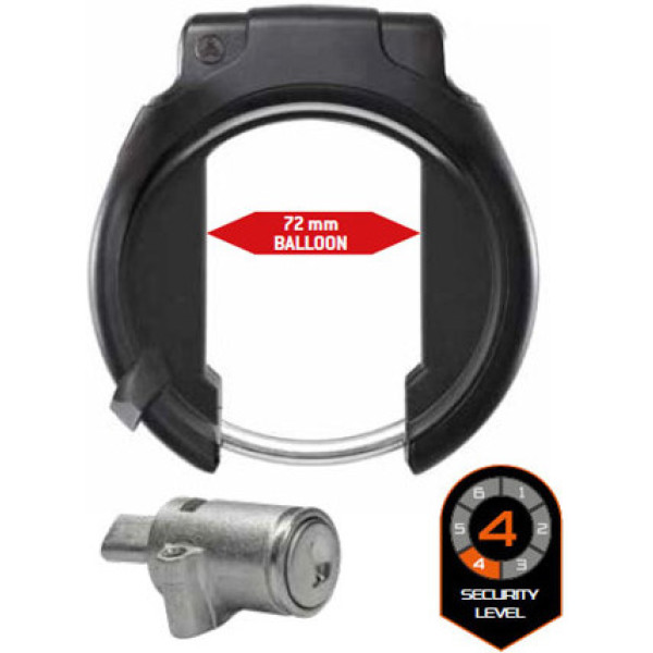 Trelock Frame Lock Rs 453 Protect-o-connect Pour Bosch Powertube Noir Sécurité 4
