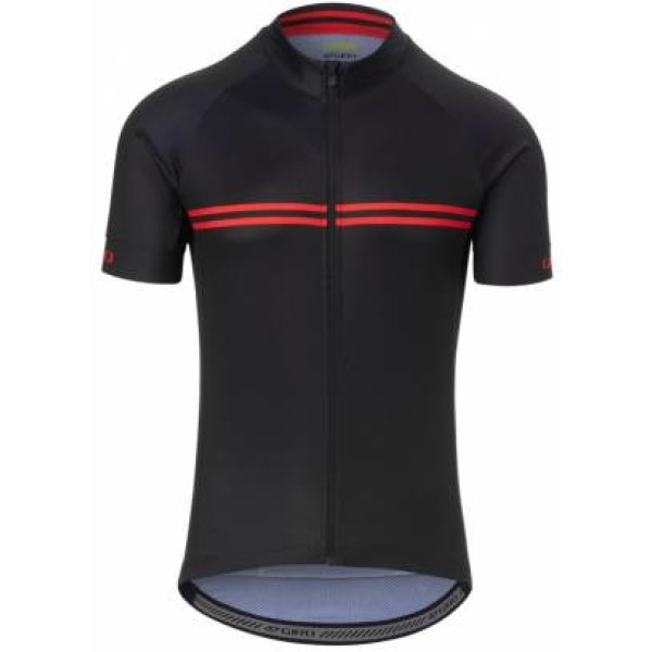 Giro Chrono Sport Jersey Black/red Classic Stripes S