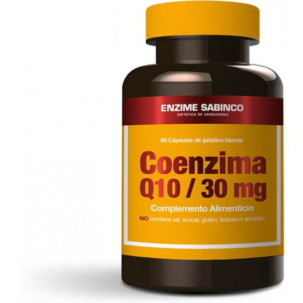 Enzimesab Coenzyme Q10 30 mg 60 Perles
