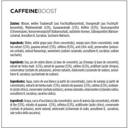 PowerBar Cafeïne Boost 20 flacons x 25 ml