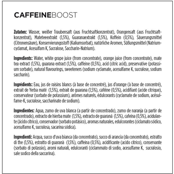 PowerBar Cafeïne Boost 20 flacons x 25 ml