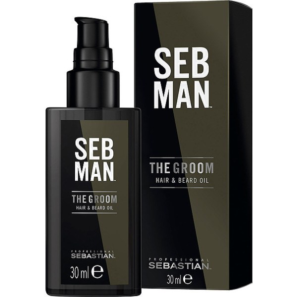 Seb Man Sebman the groom olio per capelli e barba uomo 30 ml