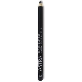 Astra Black Glitter Eye Pencil 00 Deep Black