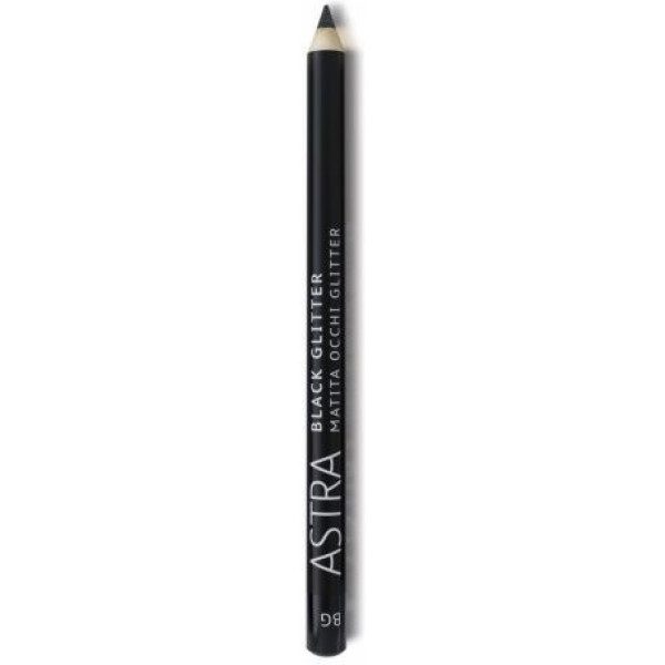 Astra Black Glitter Eye Pencil 00 Deep Black