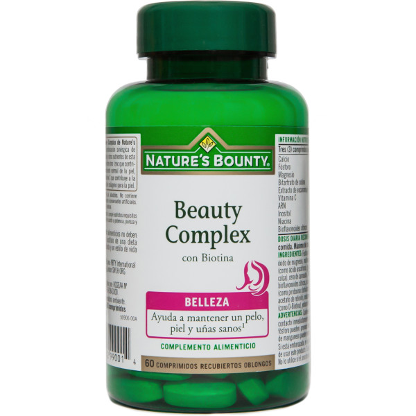 Nature\'s Bounty Beauty Complex avec Biotin 60 Comp Coated