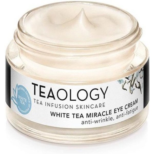 Tealogy Crème contour des yeux au thé blanc miraculeux 15 ml pour femme