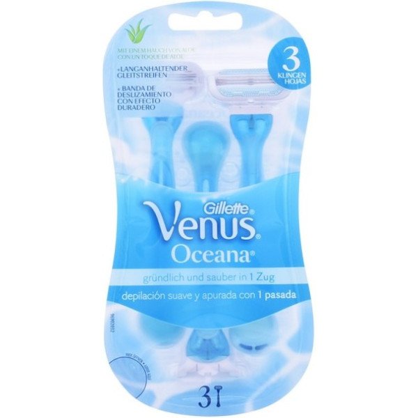 Gillette Venus Oceana navalha descartável 3 unidades feminina