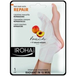 Iroha Nature Peach Foot Mask Chaussettes Réparation Unisexe