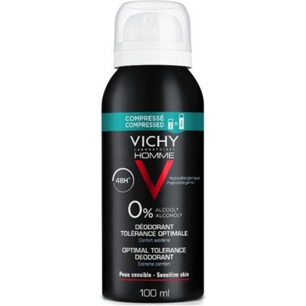 Vichy Homme Tolérance Optimale Sensitive Déodorant Spray 100 ml mixte