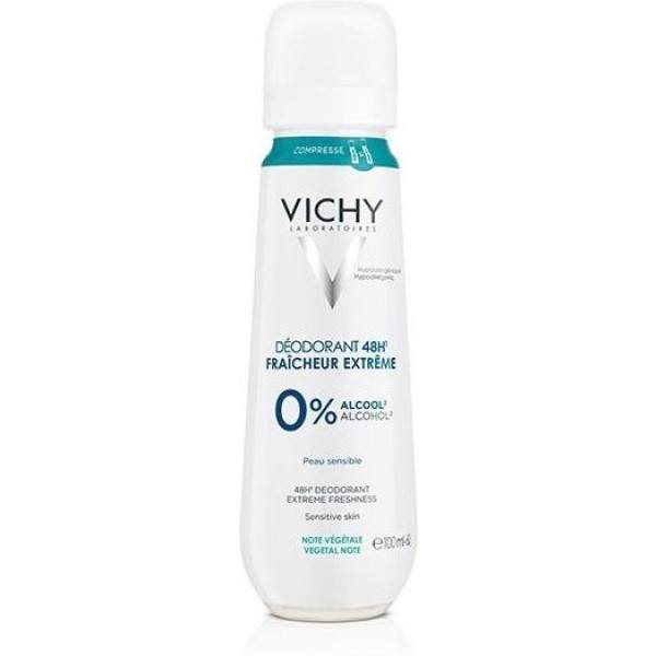 Vichy Déodorante 48h Fraîcheur Extreme Sensitive Desodorante Vaporizador 100 ml Unissex