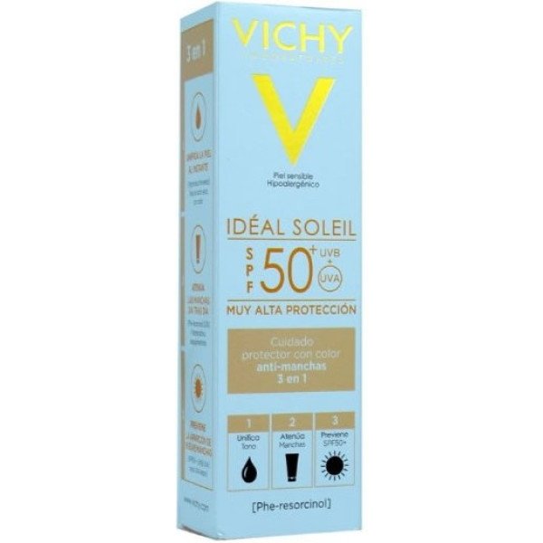Vichy Idéal Soleil Anti-imperfections Spf50 50 Ml Unisexe