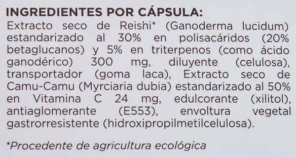 Neo Reishi - Neo 60 CÃ¡Psulas - Ã€ Base De Cogumelos Cultivados Organicamente - Fortalece O Sistema ImunolÃ³Gico-image