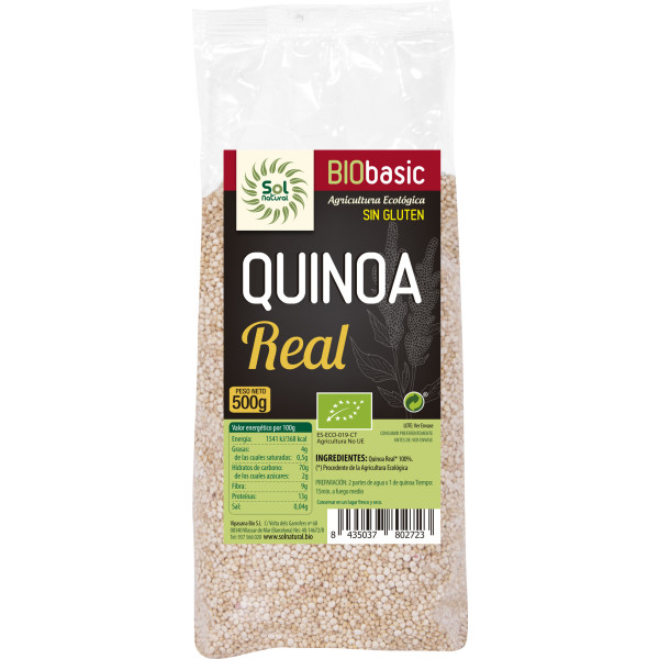 Solnatural Quinoa Real Sin Gluten Bio 500 G