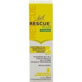 Fiori di Bach Bach Rescue Plus Vitamine Gocce 20 Ml S/alcol