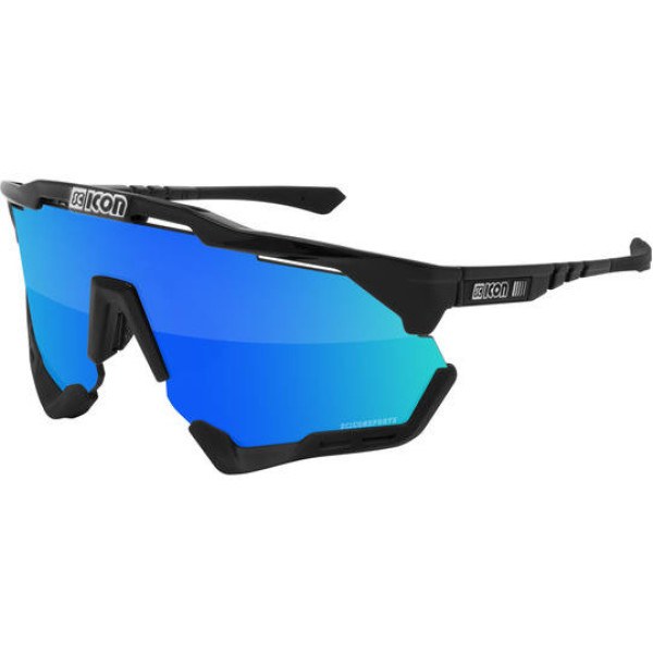 Lunettes de protection Scicon Aeroshade Xl Scnpp Multireflective Lens Blue/Black Frame