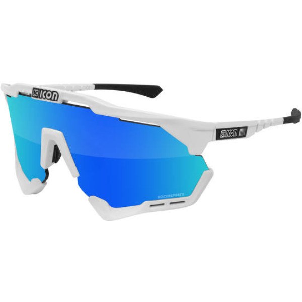Óculos Scicon Aeroshade Xl Scnpp lente azul multirreflexo/armação branca