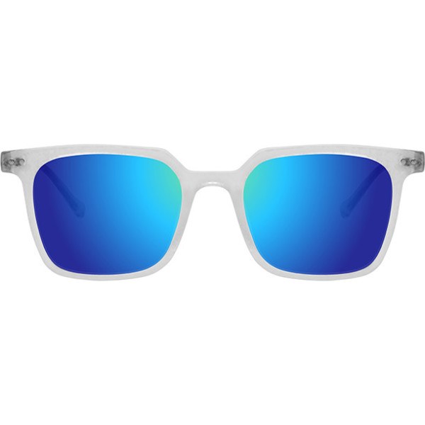 Scicon Vertec - Lunettes de protection à oculaire multiréfléchissant - Monture bleue/blanc de glace