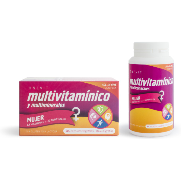 Onevit Multivitamines Femme 30+15 Vcaps