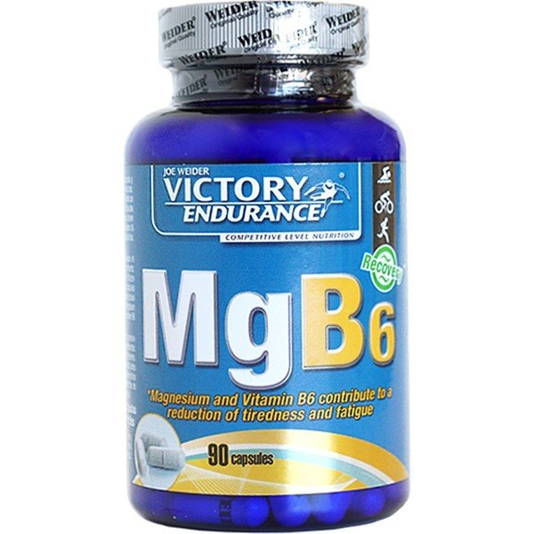 Victory Endurance MGB6 90 Gélules - Magnésium avec Vitamine b6 - Idéal pour éviter les crampes