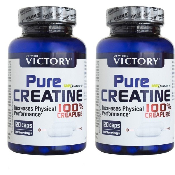 Victory Pure Creatine Pack (100% Creapure) 2 Flaschen x 120 Kapseln