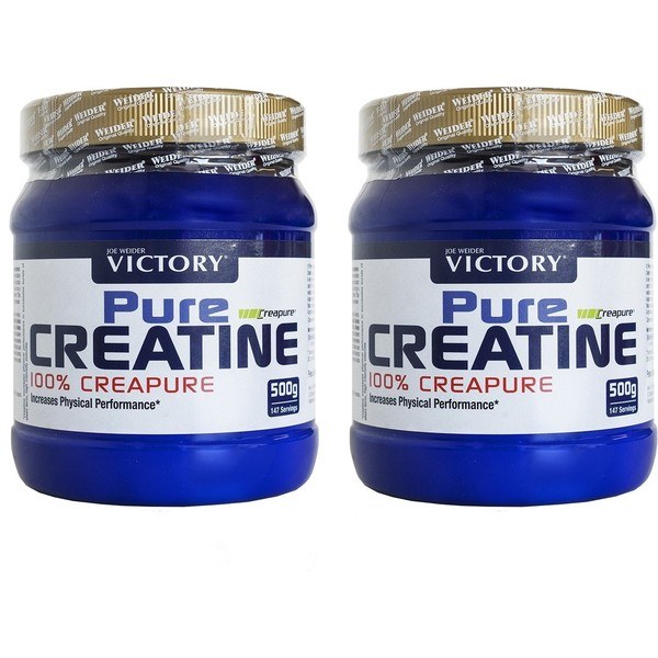 Victory Pure Creatine Pack (100% Creapure) 2 potjes x 500 gr
