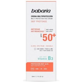 Babaria Solar Multiproteccion Crema Antimanchas Spf50+ 50 Ml Unisex