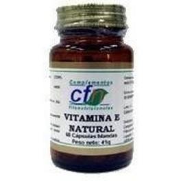 Cfn Vitamine E Naturelle 60 Perles