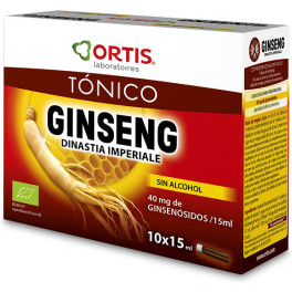 Ortis Ginseng Imperial Bio 10 Viales X 15 Ml